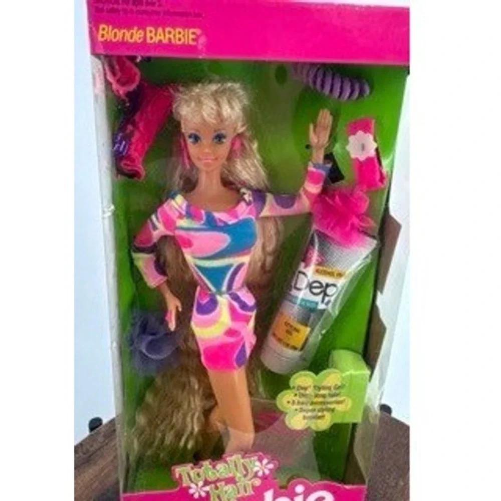 Vintage NEW Mattel 1991 Totally Hair Barbie Blonde